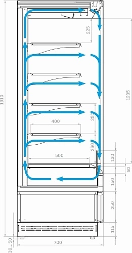 09yi4nqn5fq2ymq8o9rena4laoxbpg7e.webp Витрина холодильная CARBOMA FC20-07 VM 2,5-2 версия 2.0 9006-9005