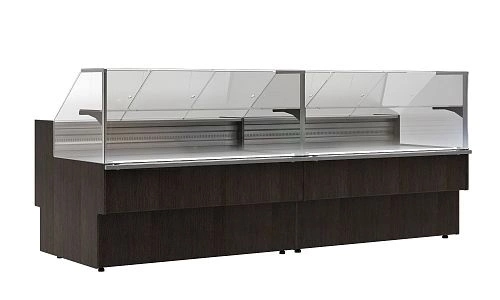 Витрина холодильная CARBOMA GC110 SV 0,94-1, 0011-9006 с боковинами