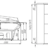 Витрина холодильная CARBOMA G110 SM 2,0-2-1 (ВХСо-2,0ш G110 выносной холод)