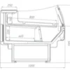 612e09cdc7a10c6d706e7a9f5122078f.webp Витрина холодильная BRANDFORD AURORA Slim 125 вентилируемая SELF