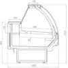 63a9fafd534db113897a603d505e6be6.webp Витрина холодильная BRANDFORD AURORA Slim PLUG-IN 125 рыба на льду