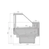 6414c125628151bfbd3e6af7e6c55a24.webp Витрина холодильная BRANDFORD AURORA Slim SQ PLUG-IN 375 вентилируемая
