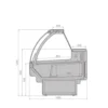 749c31976fd173233b5367a3873df5c7.webp Витрина холодильная BRANDFORD AURORA Slim 125 вентилируемая
