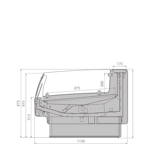 9bbf24731023a69ae1fad5ba36546df0.webp Витрина холодильная BRANDFORD AURORA 250 рыба на льду SELF
