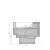dc3d590973d857a576a531723c3d35fb.webp Витрина холодильная BRANDFORD AURORA Slim SQ PLUG-IN 190 вентилируемая SELF