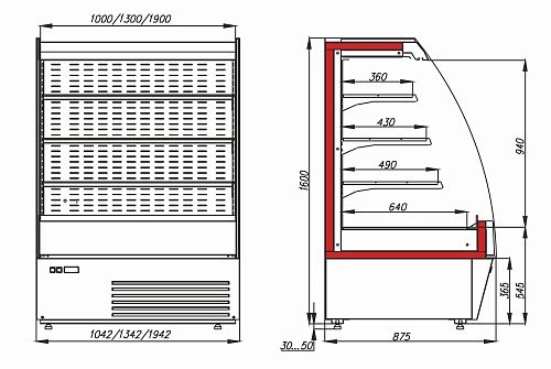 guljchifjdmonf5n87lofim29b4kbazr.webp Витрина холодильная пристенная CARBOMA F 16-08 VM 1,0-2 0200 (1600/875 ВХСп-1,0 тонированный)