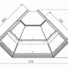 Витрина холодильная CARBOMA GC111 VV-5, 1008, темный дуб, внешний угол, динамика