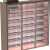 Шкаф винный KIFATO 2300х675х2150 (2325) СТ, 3 стеклянные двери