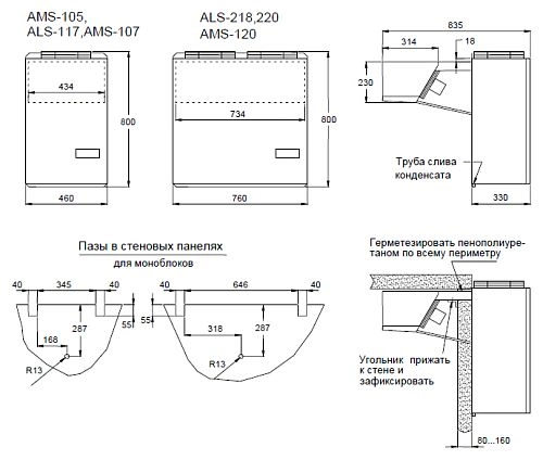 Моноблок низкотемпературный АРИАДА ALS 117P
