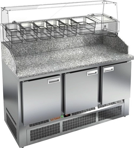Стол холодильный для пиццы HICOLD PZE3-111/SN