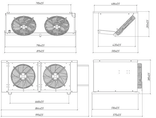 Сплит-система низкотемпературная INTERCOLD LCM 210 FT Evolution