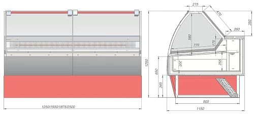 6jto7y8j803ic570m4ify5jr8bdrb21s.webp Витрина холодильная для икры KIFATO Аляска 1500 статика