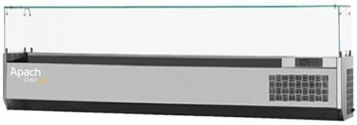 85xlzm83npepopixul6w0vb85c1jtylo.webp Витрина настольная холодильная APACH Chef Line LDR13038G