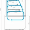 Горка холодильная CARBOMA KR70 VM 0,6-2 Standard 9005-0109 открытая