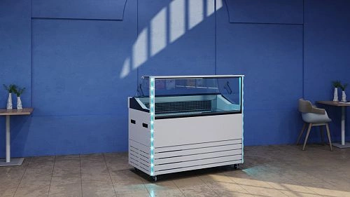 9991124d4563d0b8295537903bc85e43.webp Витрина холодильная CARBOMA IC72 SL 1,3-1 стандартный цвет