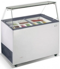 Витрина для мягкого мороженого CRYSTAL VENUS 36 VETRINE без крышки запасника