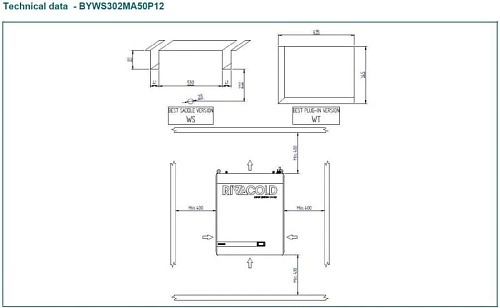 Моноблок RIVACOLD BYWS302MA50P12