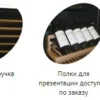 Шкаф винный TEFCOLD TFW375S рама двери нерж.