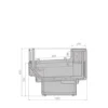 d4a7abe07bc233dd8131864f6d1fcd95.webp Витрина холодильная BRANDFORD AURORA Slim SQ 375 рыба на льду SELF