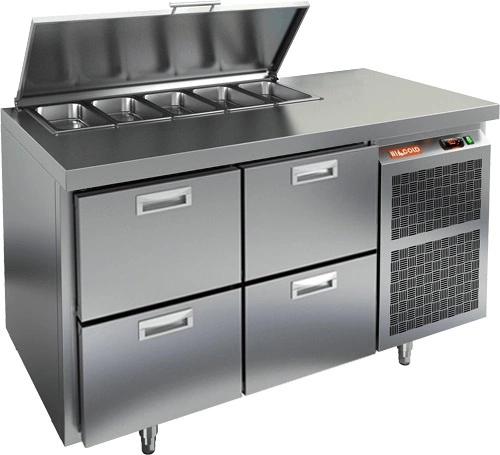 Стол холодильный для салатов HICOLD SL1-22GN (1/3) О