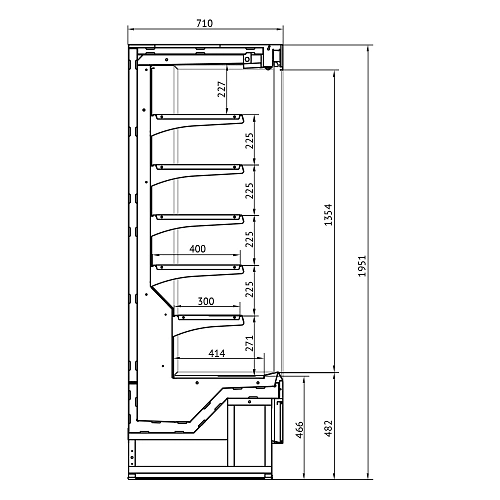 Горка холодильная BE BLOKS Be Cold Plug-in S