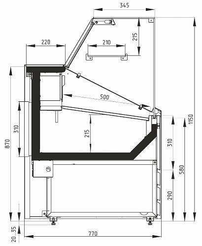 wa3izgmmndpmesjajh2dy2d4c0xn88eq.webp Витрина неохлаждаемая CARBOMA GС75 N 1,8-1 9006-9003