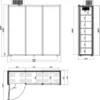Шкаф винный KIFATO 2300х675х2150 (2325) СТ, 3 стеклянные двери