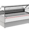 Витрина холодильная Carboma GC95 SV 2,0-1 0430 (ВХСр-2,0 Carboma GC95 Inox боковины черные, декор нерж)
