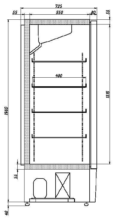 Морозильный шкаф Ариада Рапсодия R700LХ