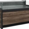 Холодильная витрина Carboma GC111 SM 2,0-2 (1008 Темный дуб)