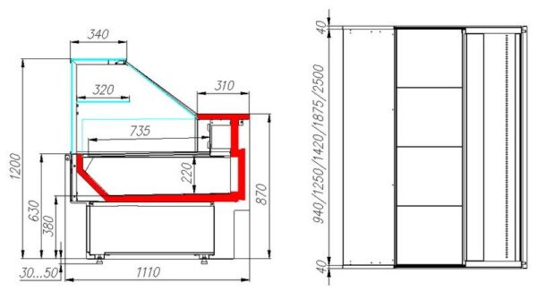 pwf8jbwp77dc3rf1hyow3hz3q0tjkg0u Холодильная витрина Carboma GC110 SM 2,5-1 (с боковинами) (0011-9006)