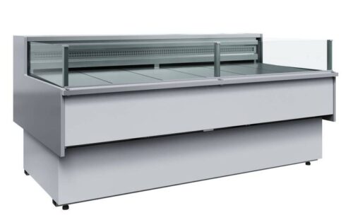 Холодильная витрина Carboma GC110 VM 2,0-2 (с боковинами, динамика, открытая) (0011-9006)