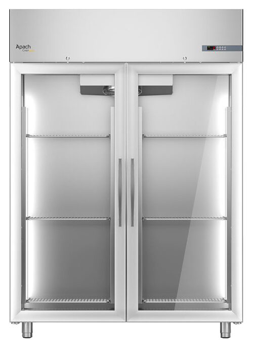 Шкаф холодильный Apach Chef Line LCRM140ND2G со стеклянной дверью