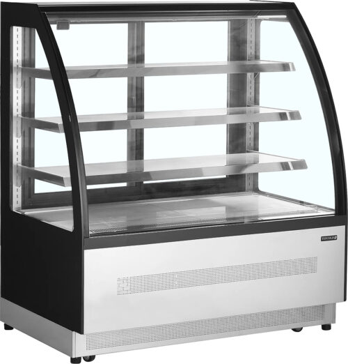 Витрина кондитерская TEFCOLD LPD1200C/BLACK черная/нерж