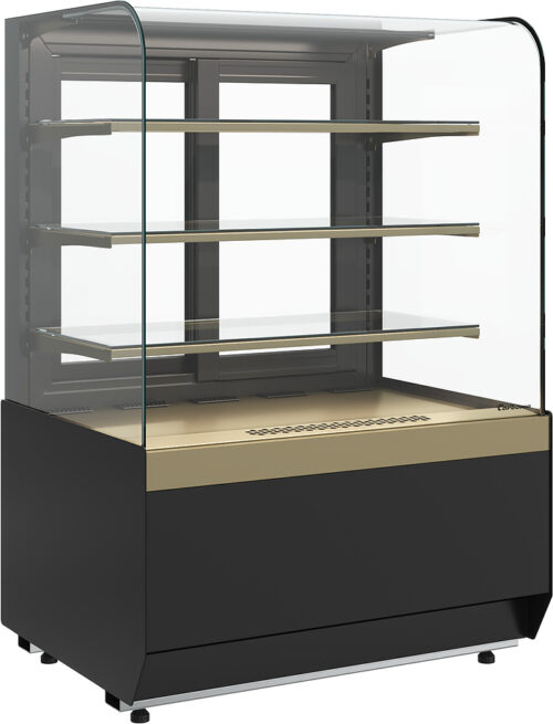 Витрина нейтральная Carboma Radius KR70 N 0,9-1 Light (Bronze 9005/0109)