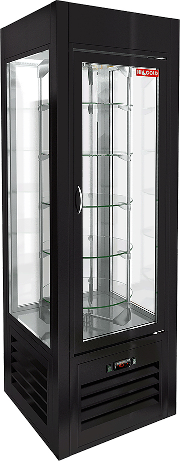 Витрина кондитерская HICOLD VRC 350 R Sh Black