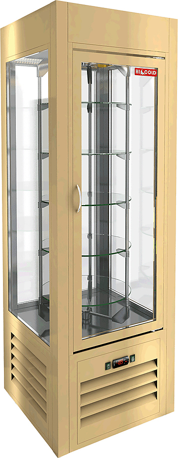 Витрина кондитерская HICOLD VRC 350 R Sh Beige
